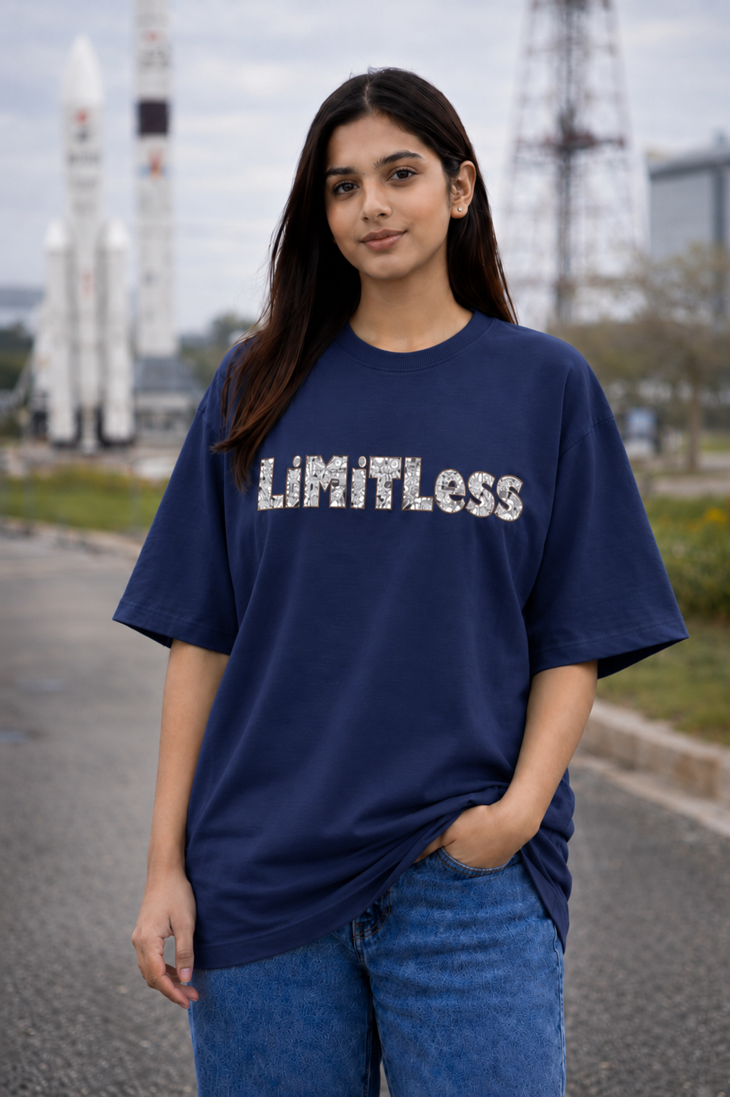 Limitless Unisex Oversized Tee