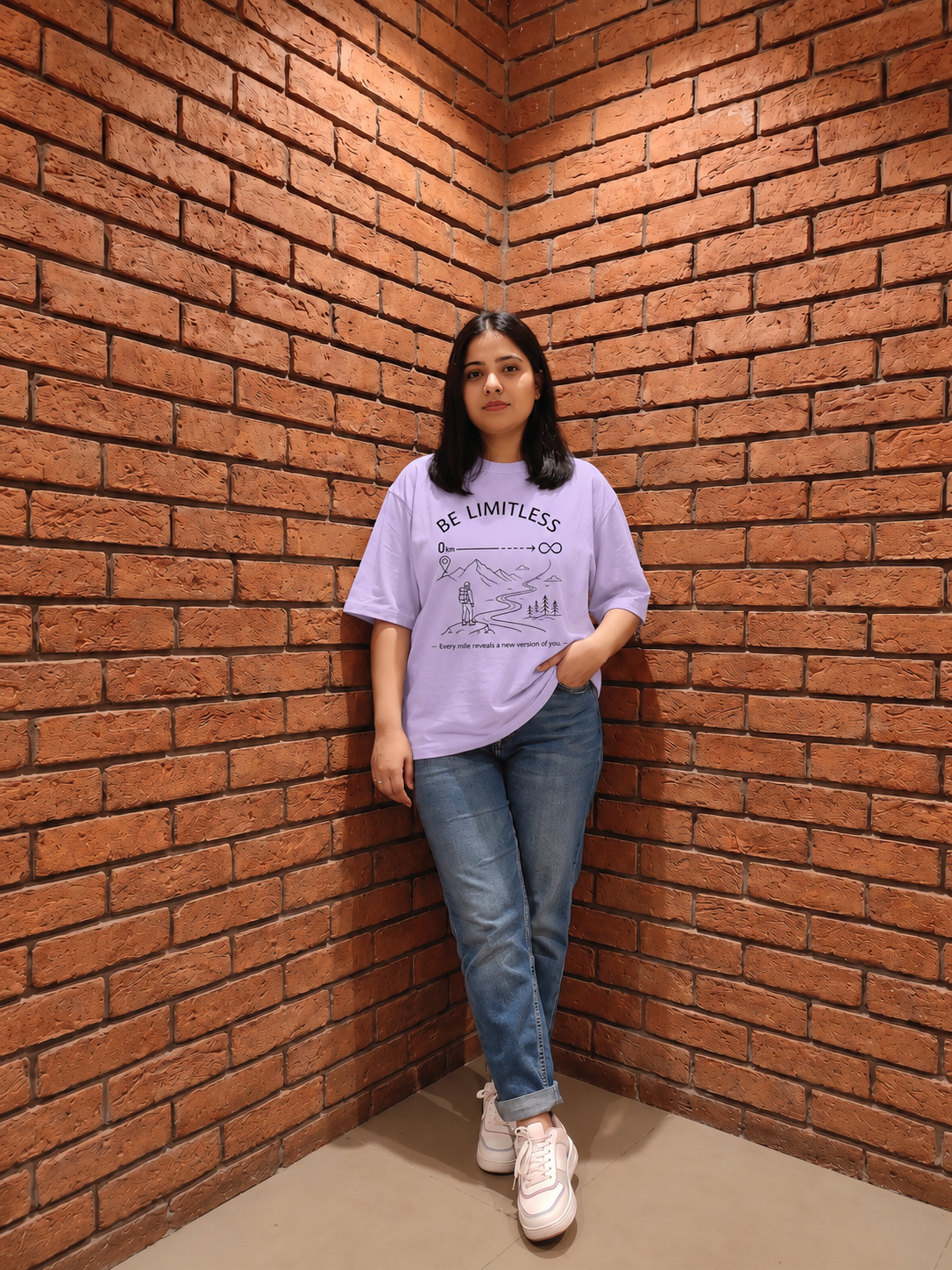 BeLimitless Milestone Unisex Oversized  T-Shirt