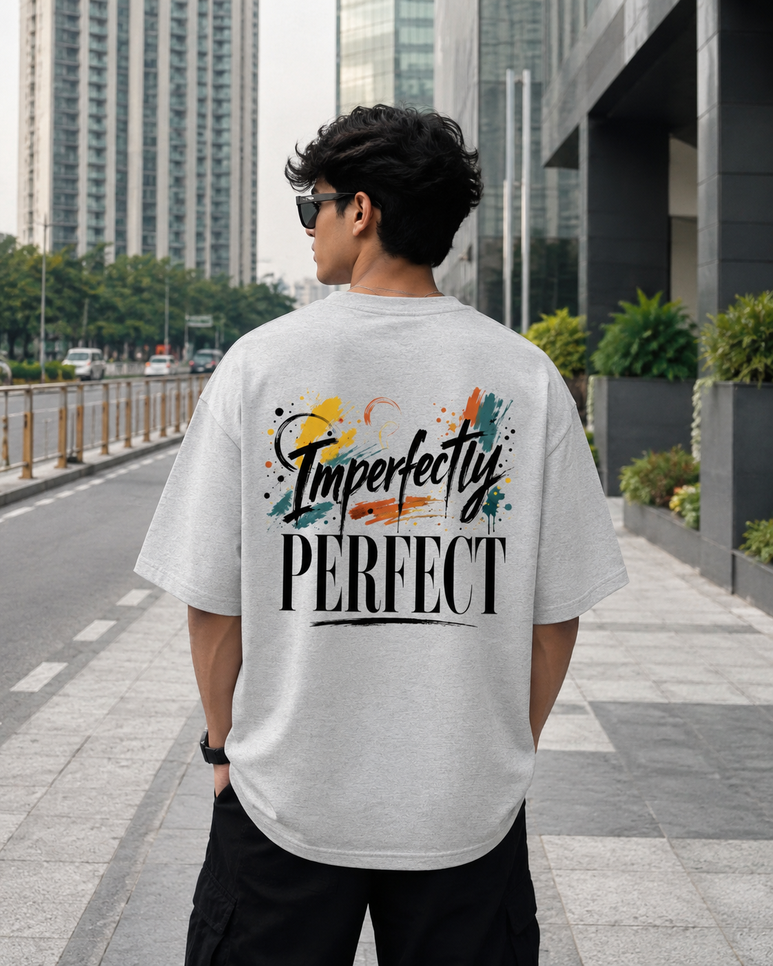 Imperfectly Perfect Unisex Oversized T-Shirt