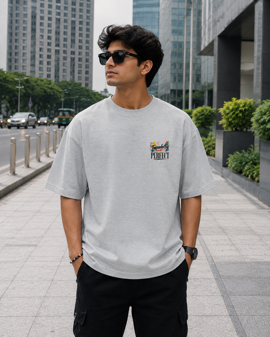 Imperfectly Perfect Unisex Oversized T-Shirt