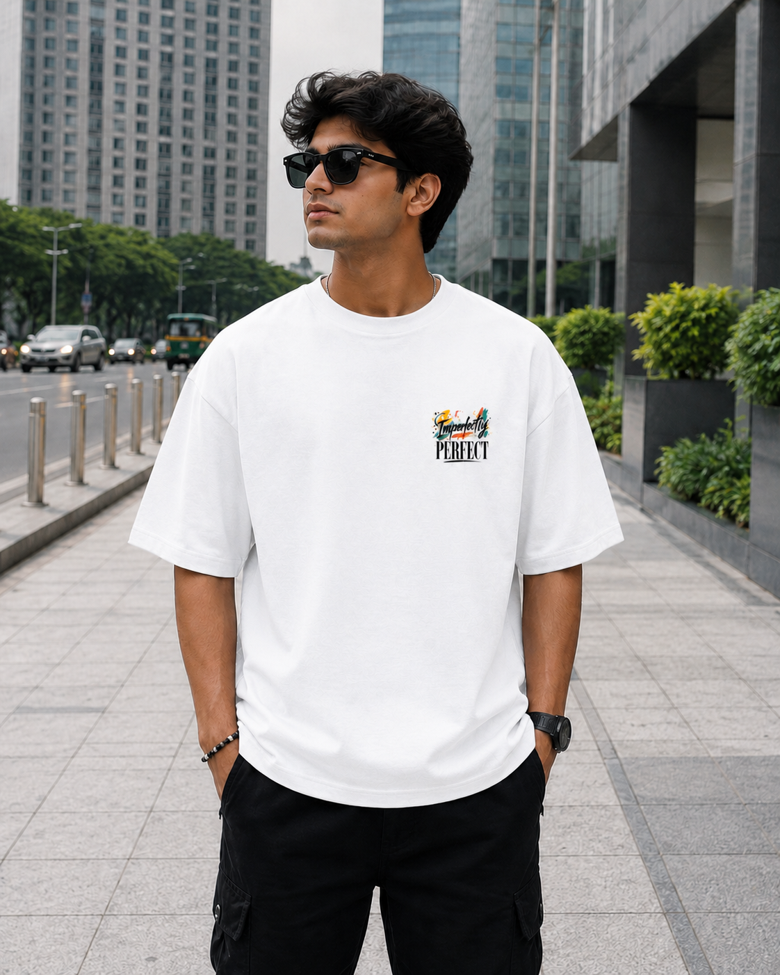 Imperfectly Perfect Unisex Oversized T-Shirt