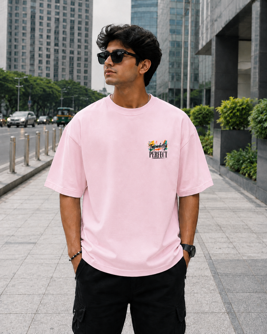 Imperfectly Perfect Unisex Oversized T-Shirt