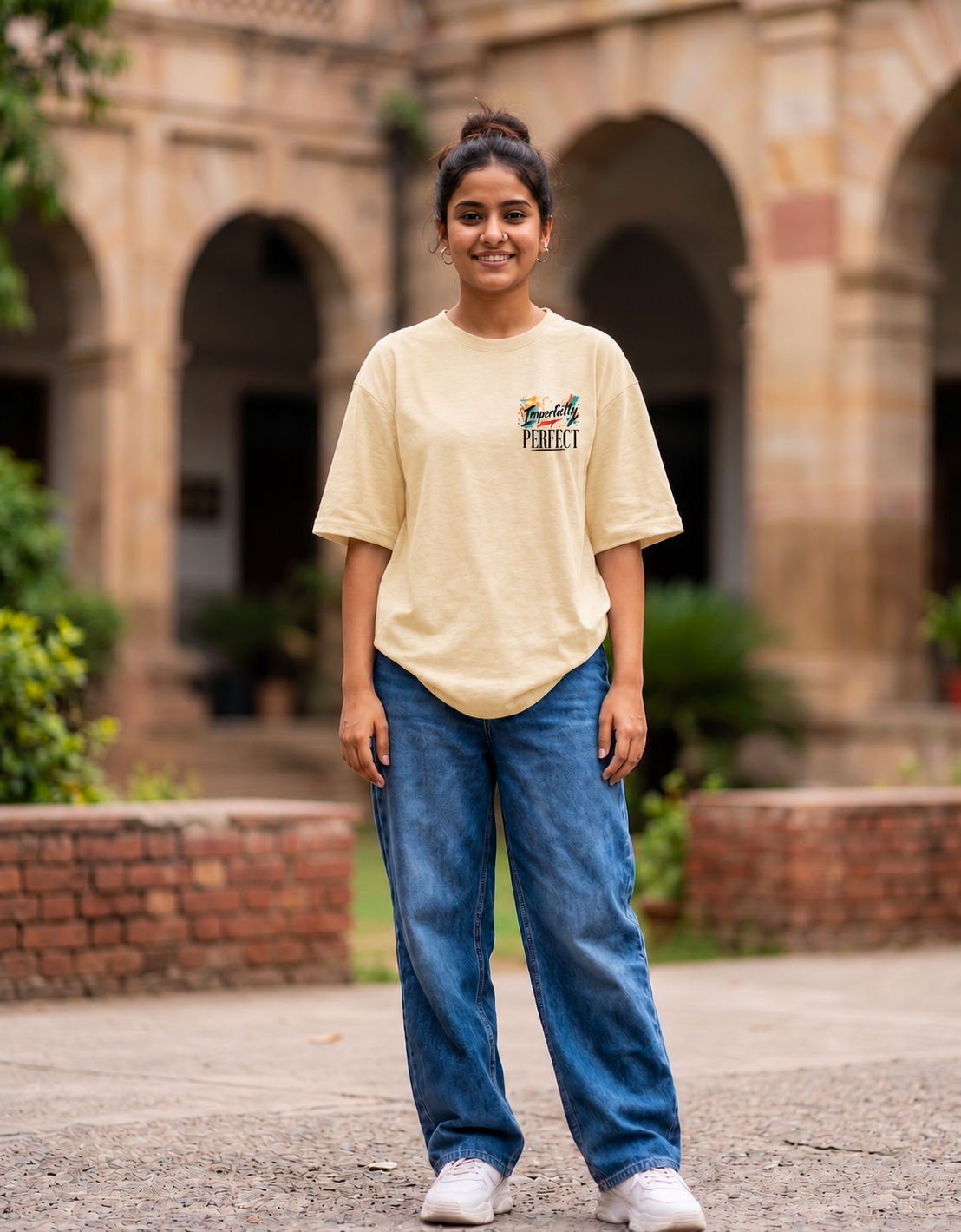 Imperfectly Perfect Unisex Oversized T-Shirt