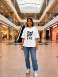 Find your fire Unisex Oversized T-Shirt