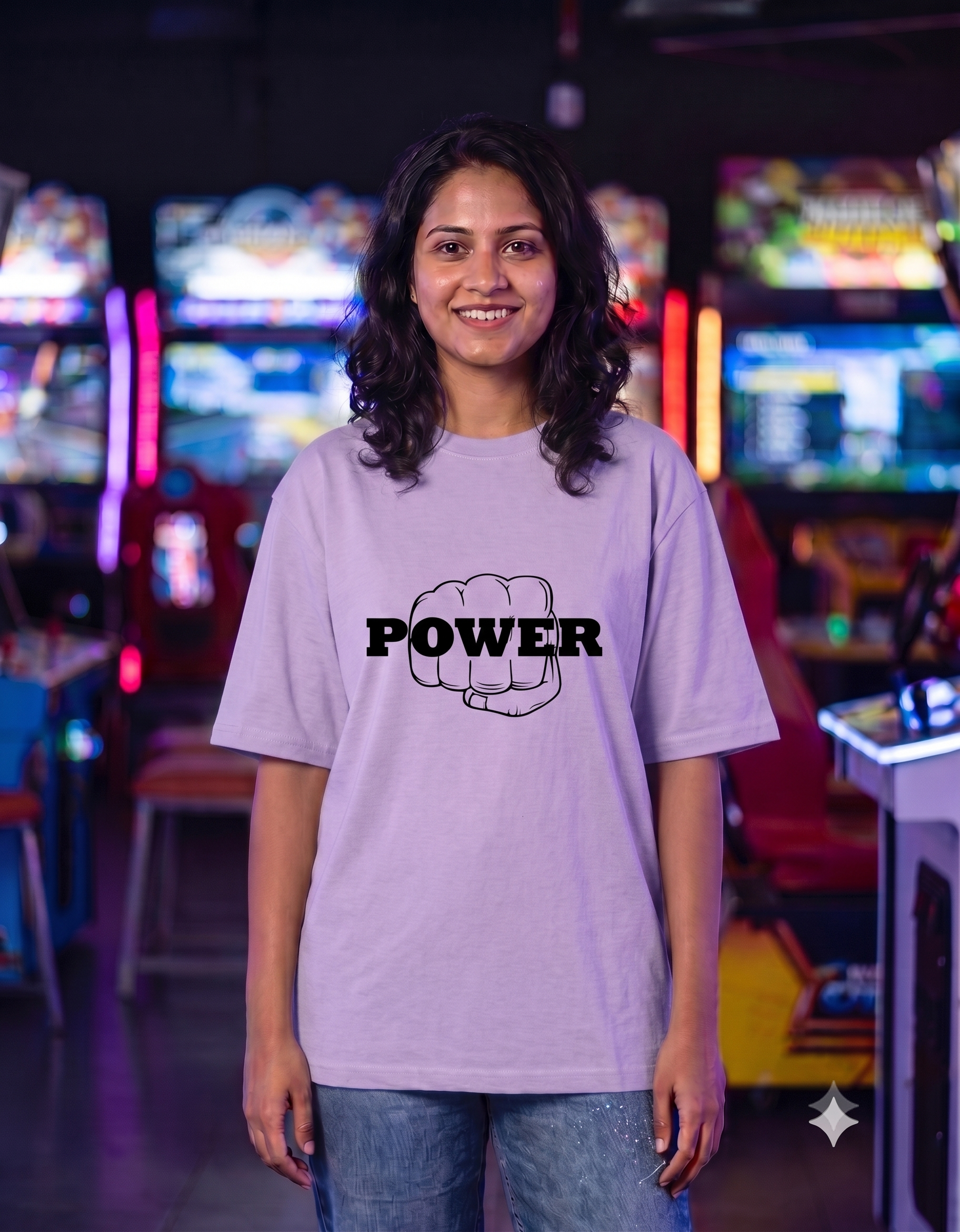 Power Unisex Oversized T-Shirt