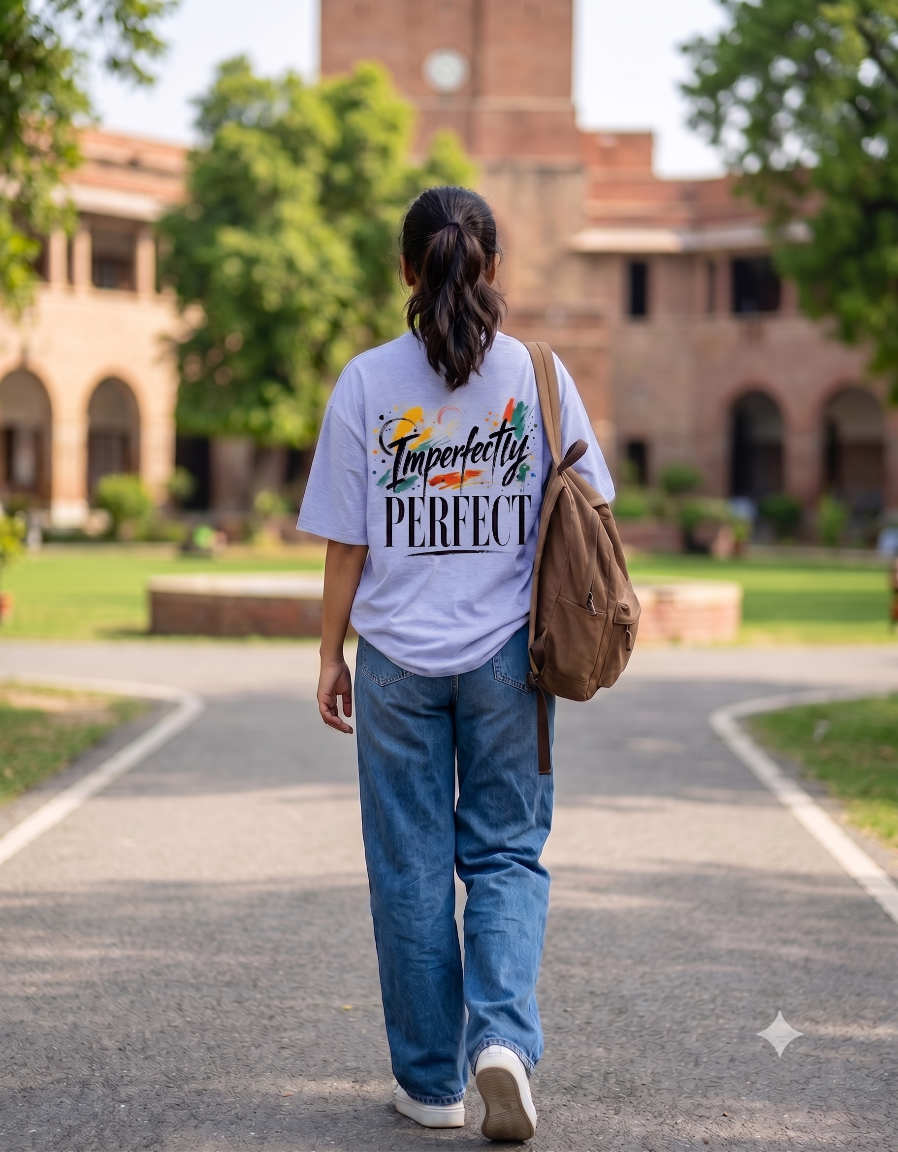 Imperfectly Perfect Unisex Oversized T-Shirt