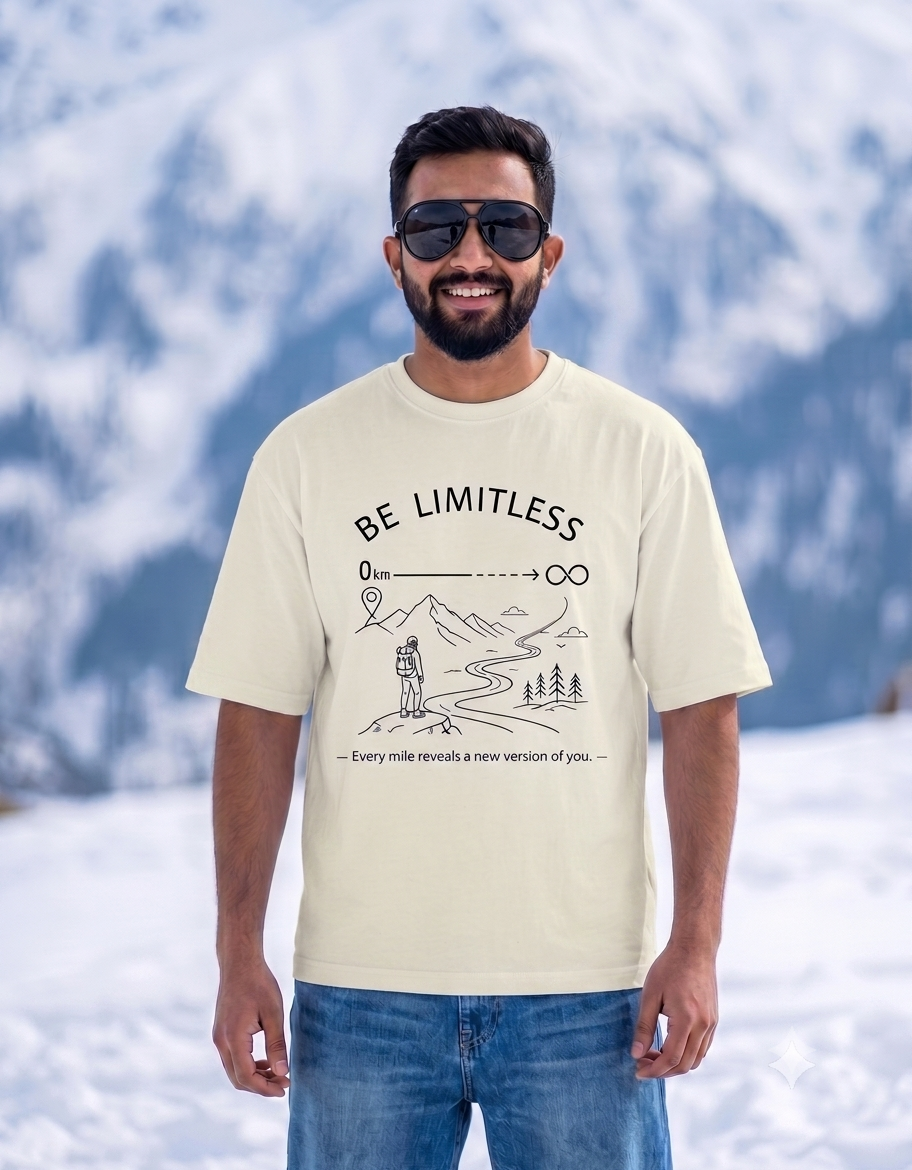 BeLimitless Milestone Unisex Oversized  T-Shirt