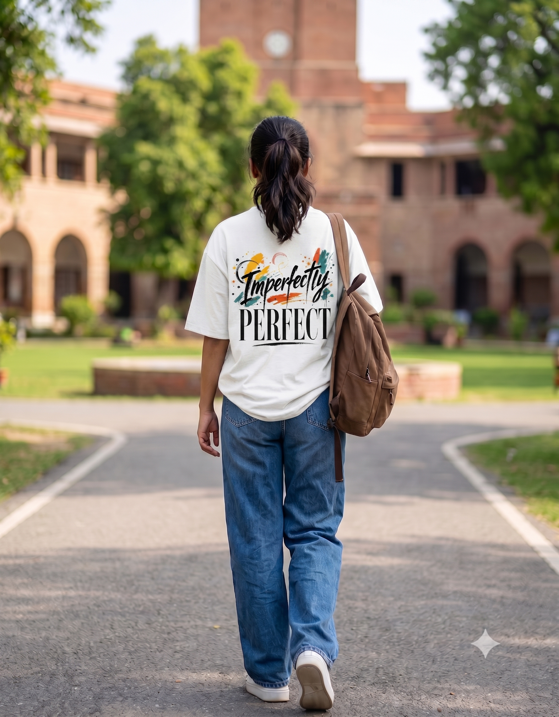Imperfectly Perfect Unisex Oversized T-Shirt