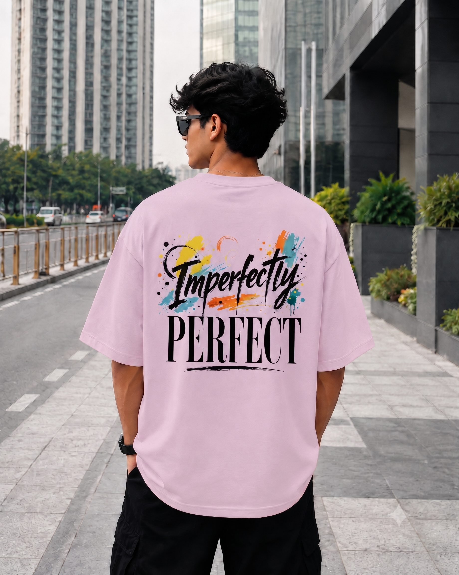 Imperfectly Perfect Unisex Oversized T-Shirt