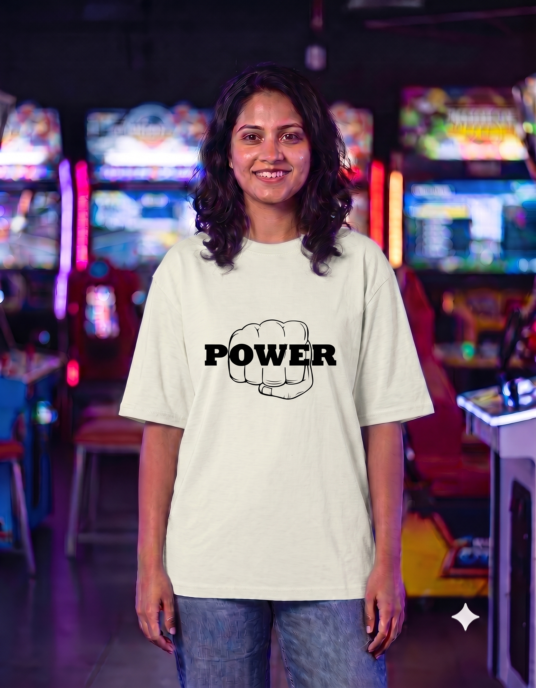 Power Unisex Oversized T-Shirt
