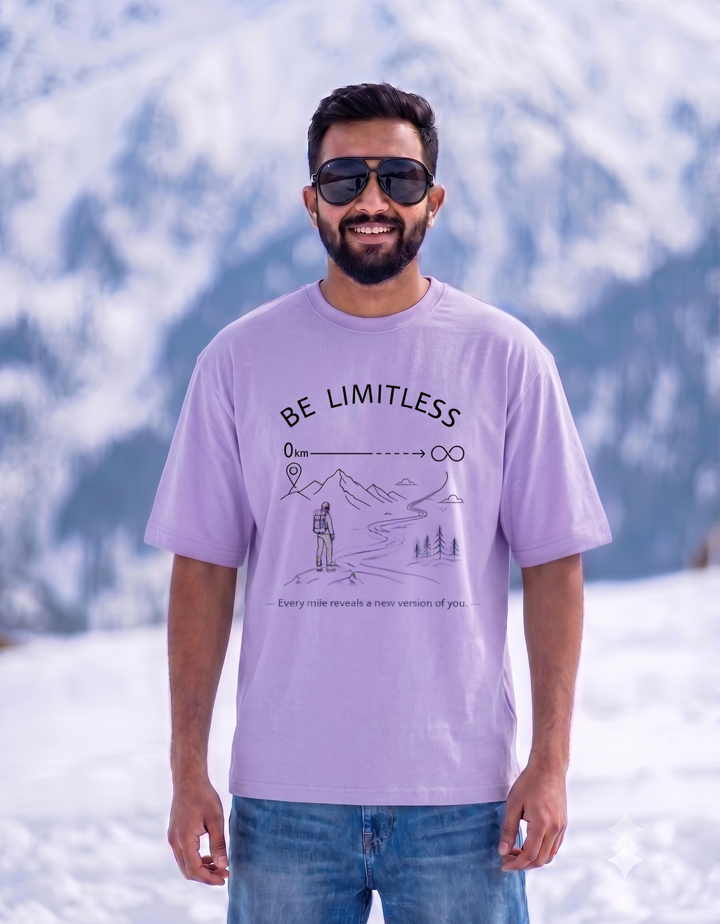 BeLimitless Milestone Unisex Oversized  T-Shirt