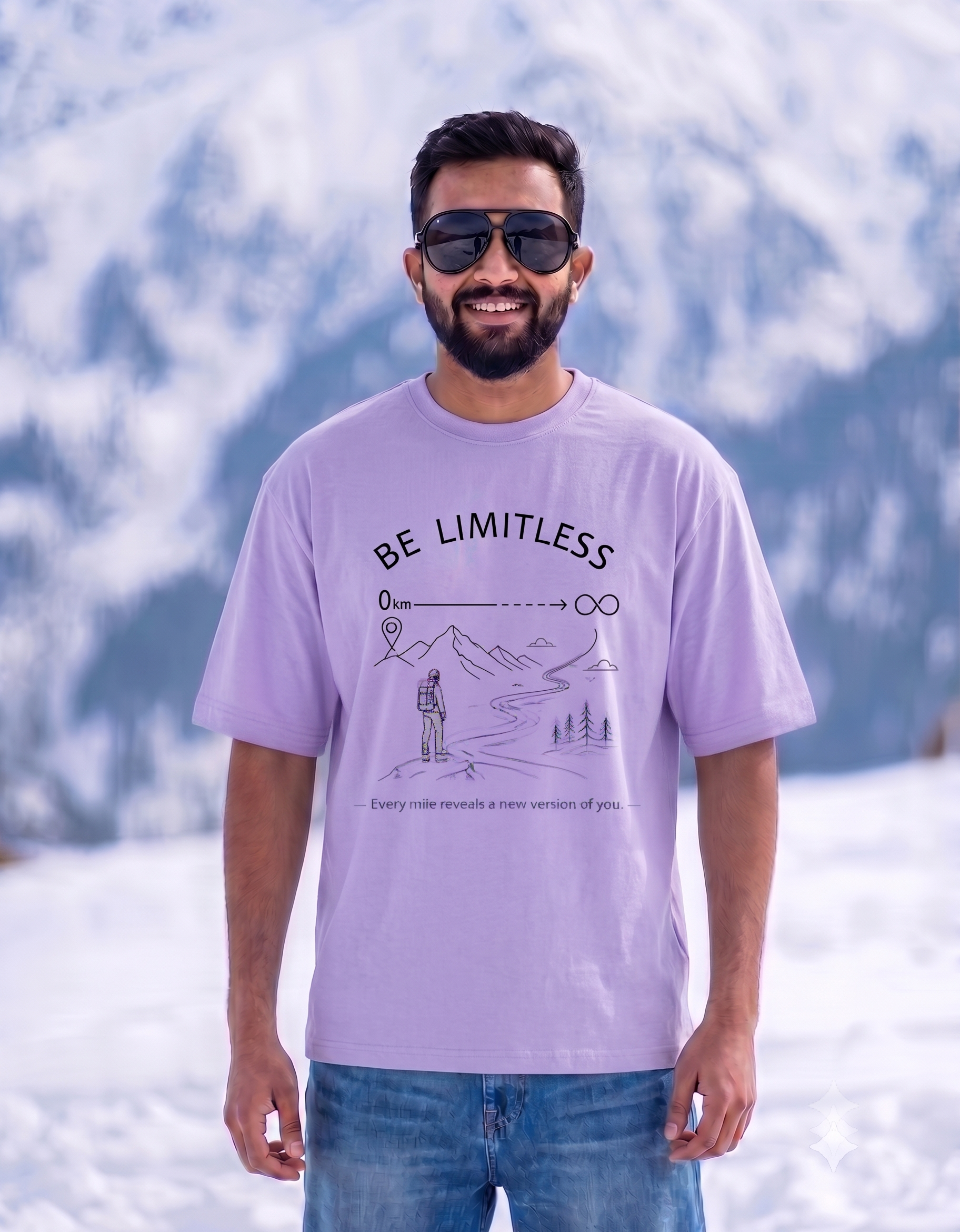 BeLimitless Milestone Unisex Oversized  T-Shirt