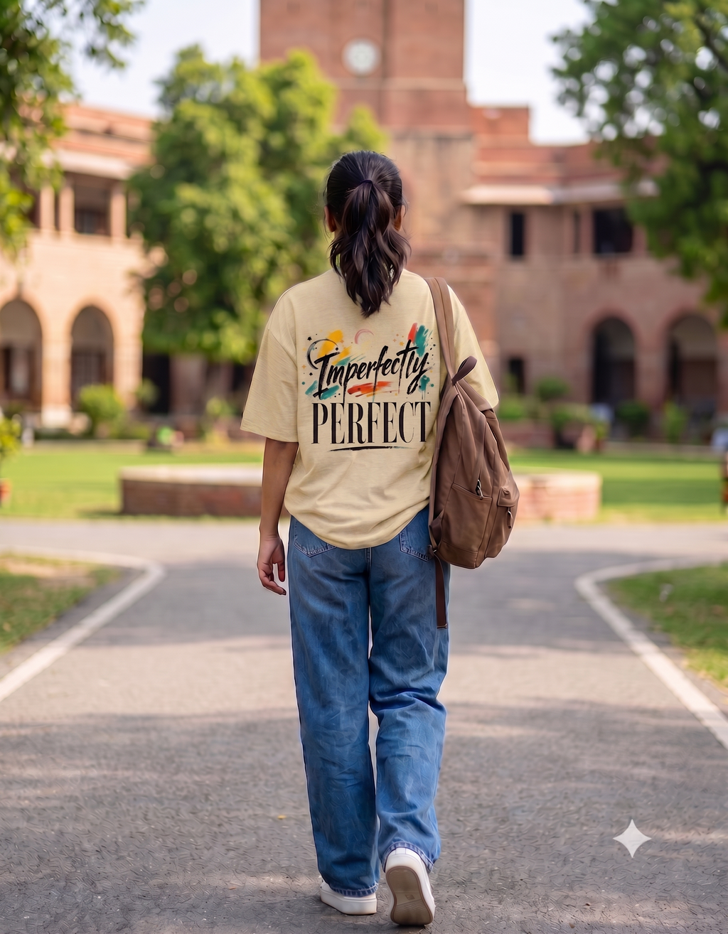 Imperfectly Perfect Unisex Oversized T-Shirt
