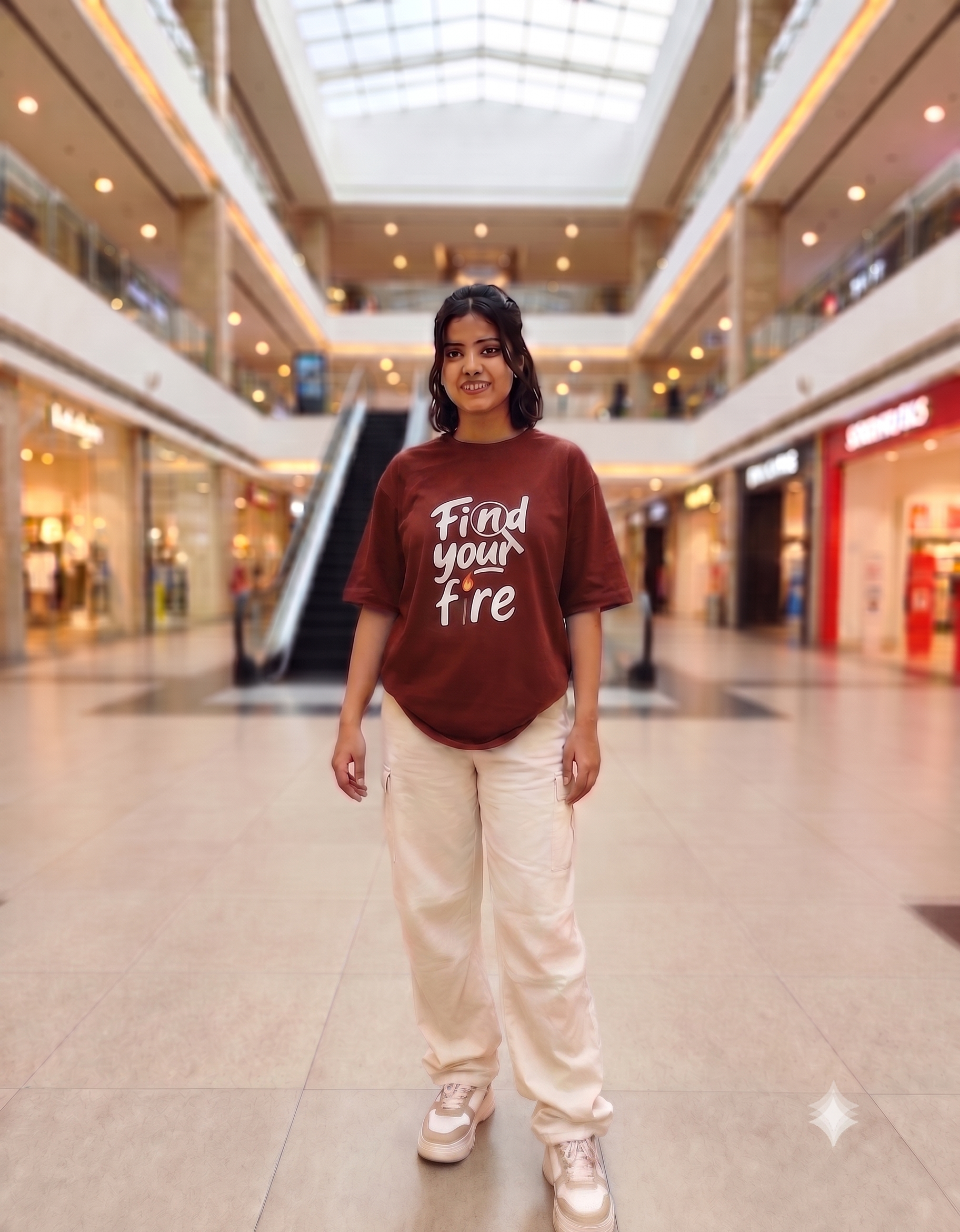 Find your fire Unisex Oversized T-Shirt