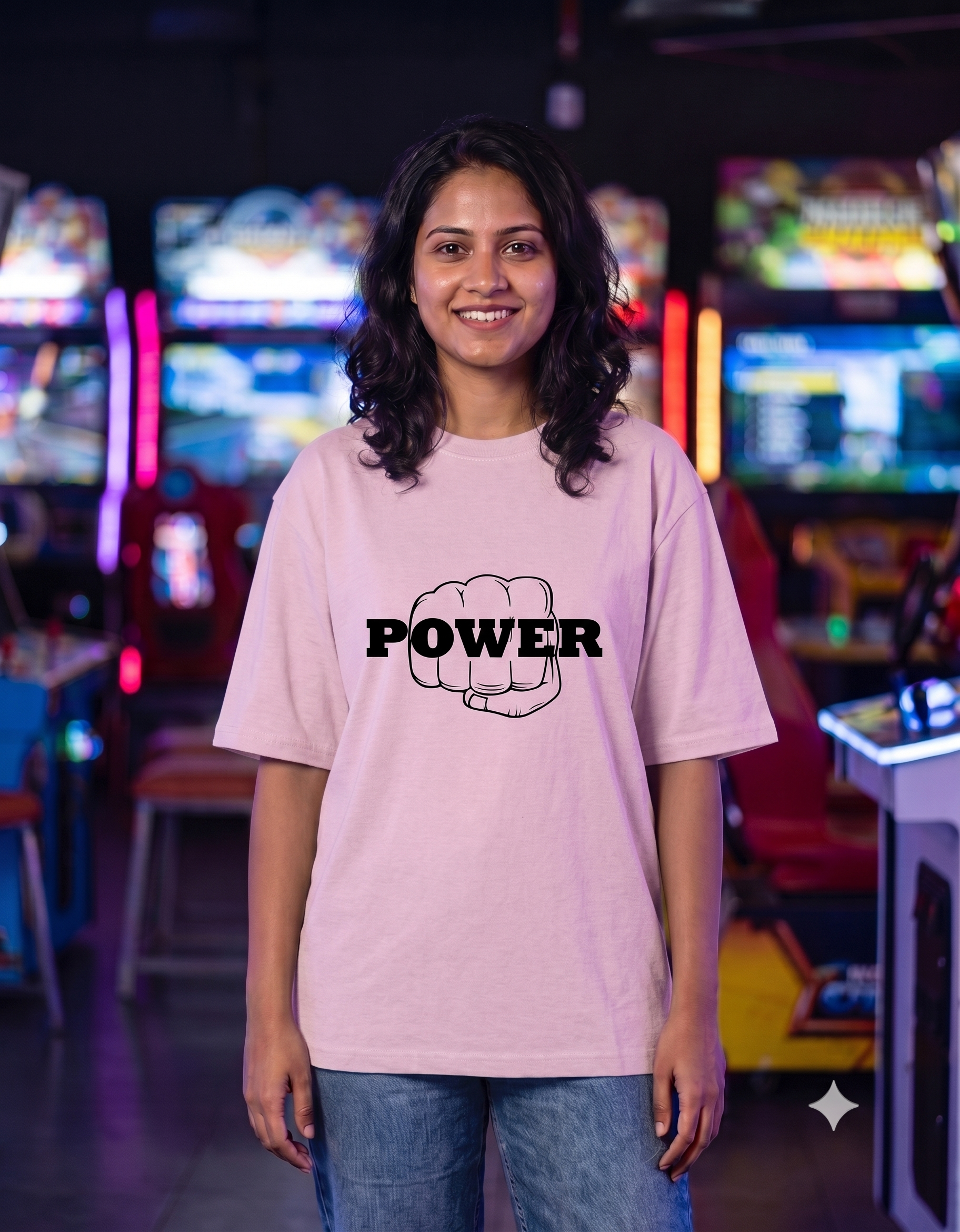Power Unisex Oversized T-Shirt