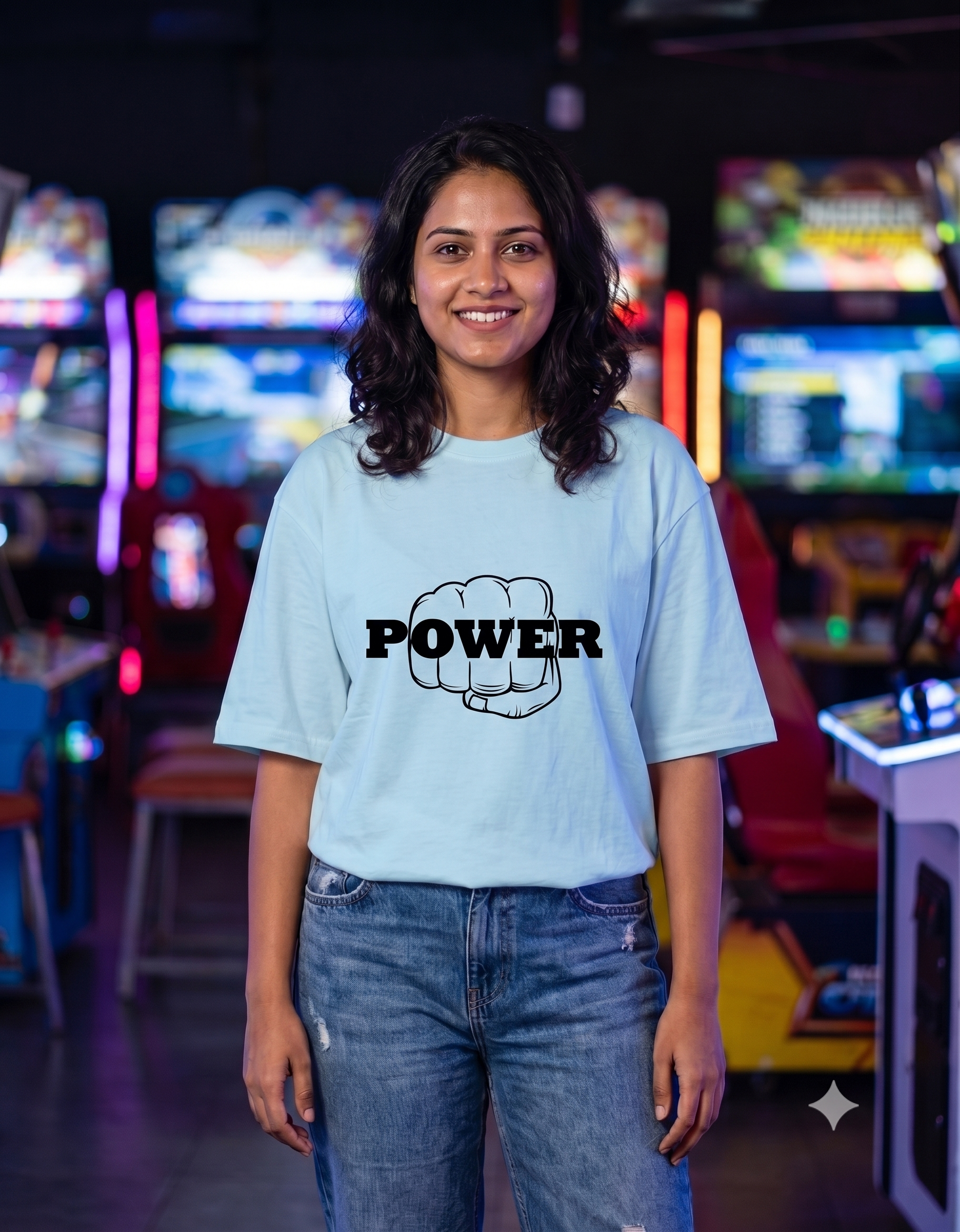 Power Unisex Oversized T-Shirt
