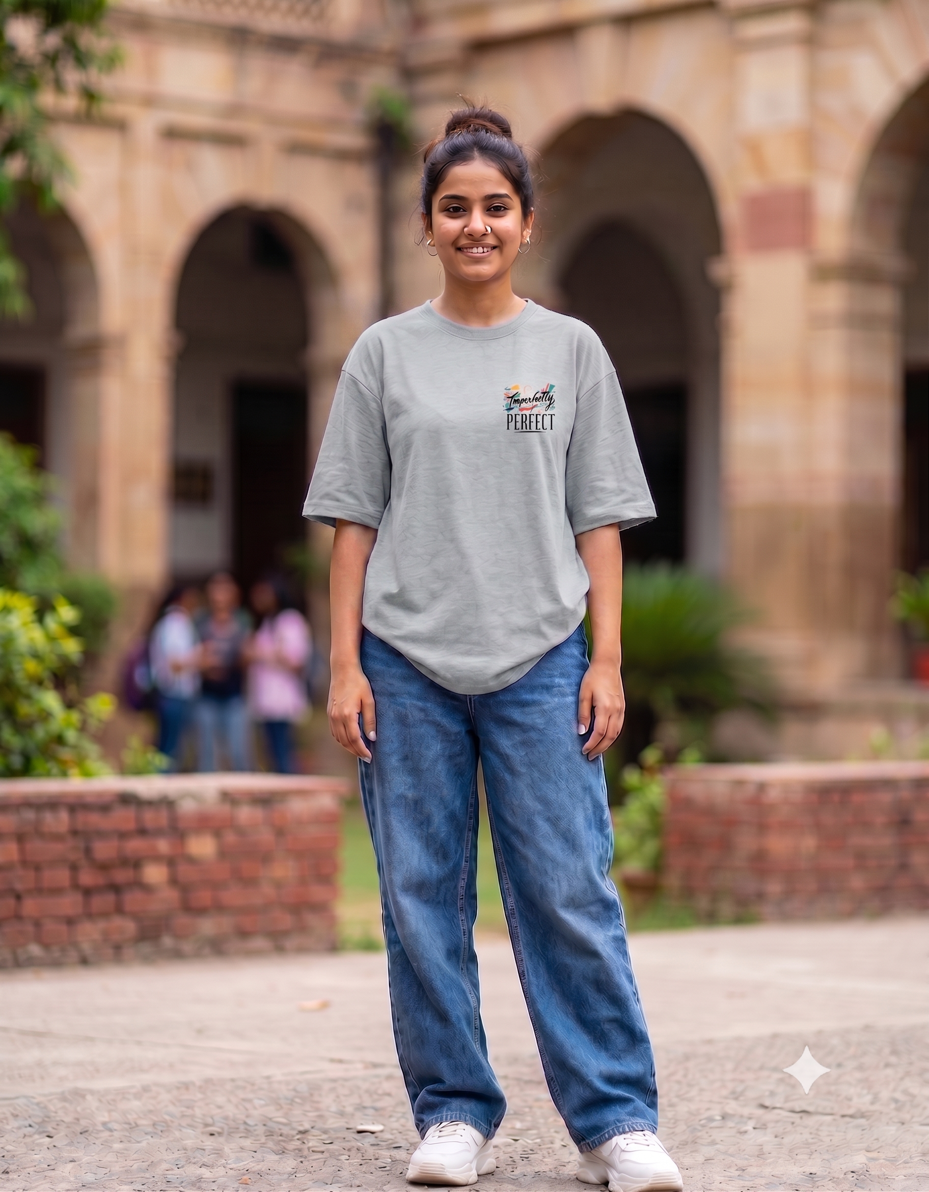 Imperfectly Perfect Unisex Oversized T-Shirt