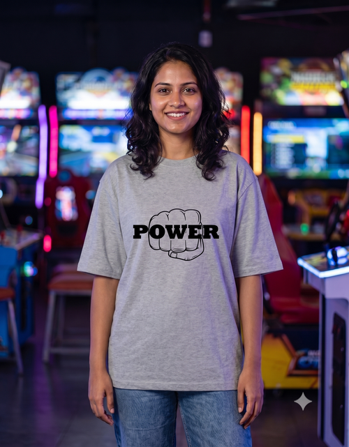 Power Unisex Oversized T-Shirt