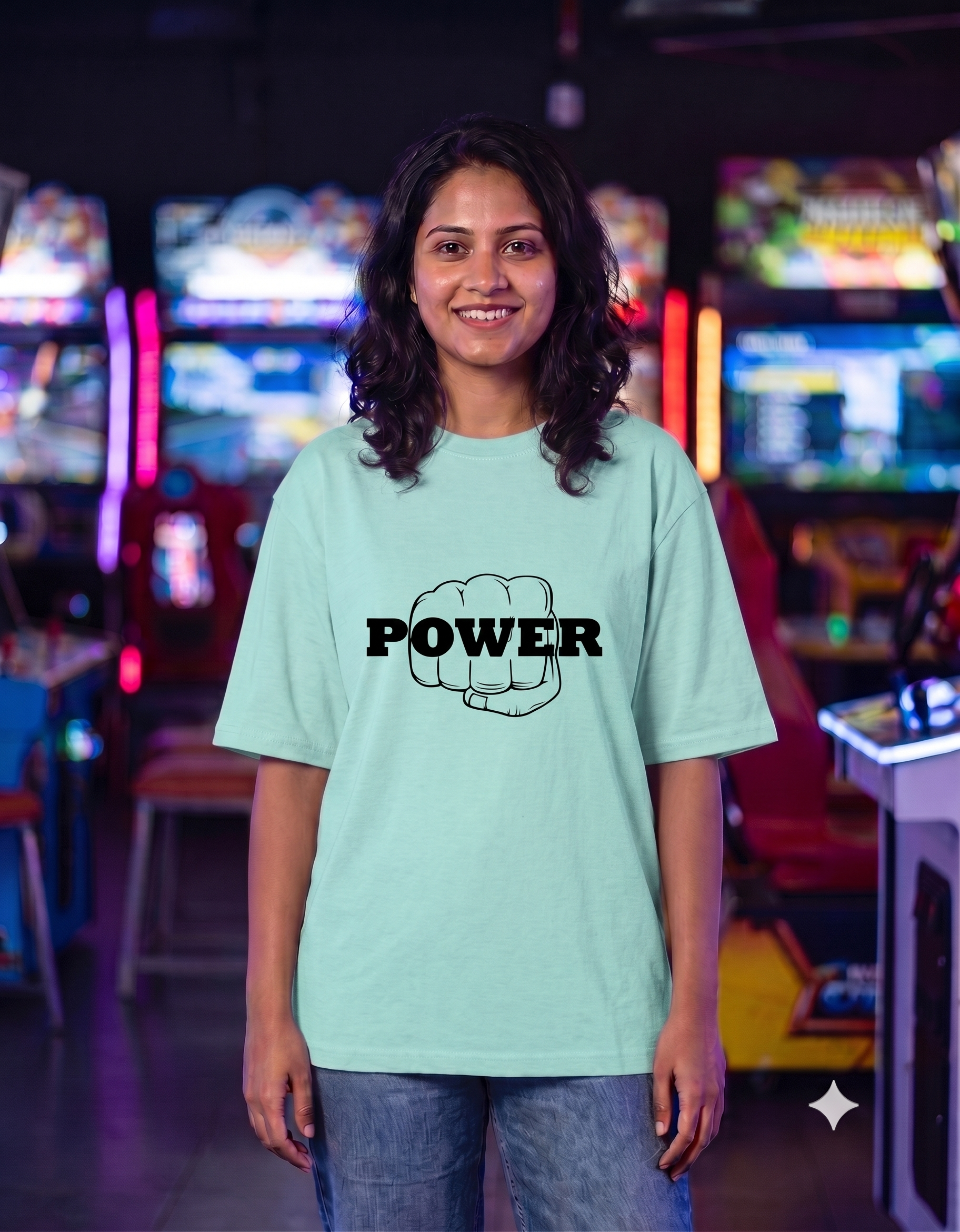 Power Unisex Oversized T-Shirt