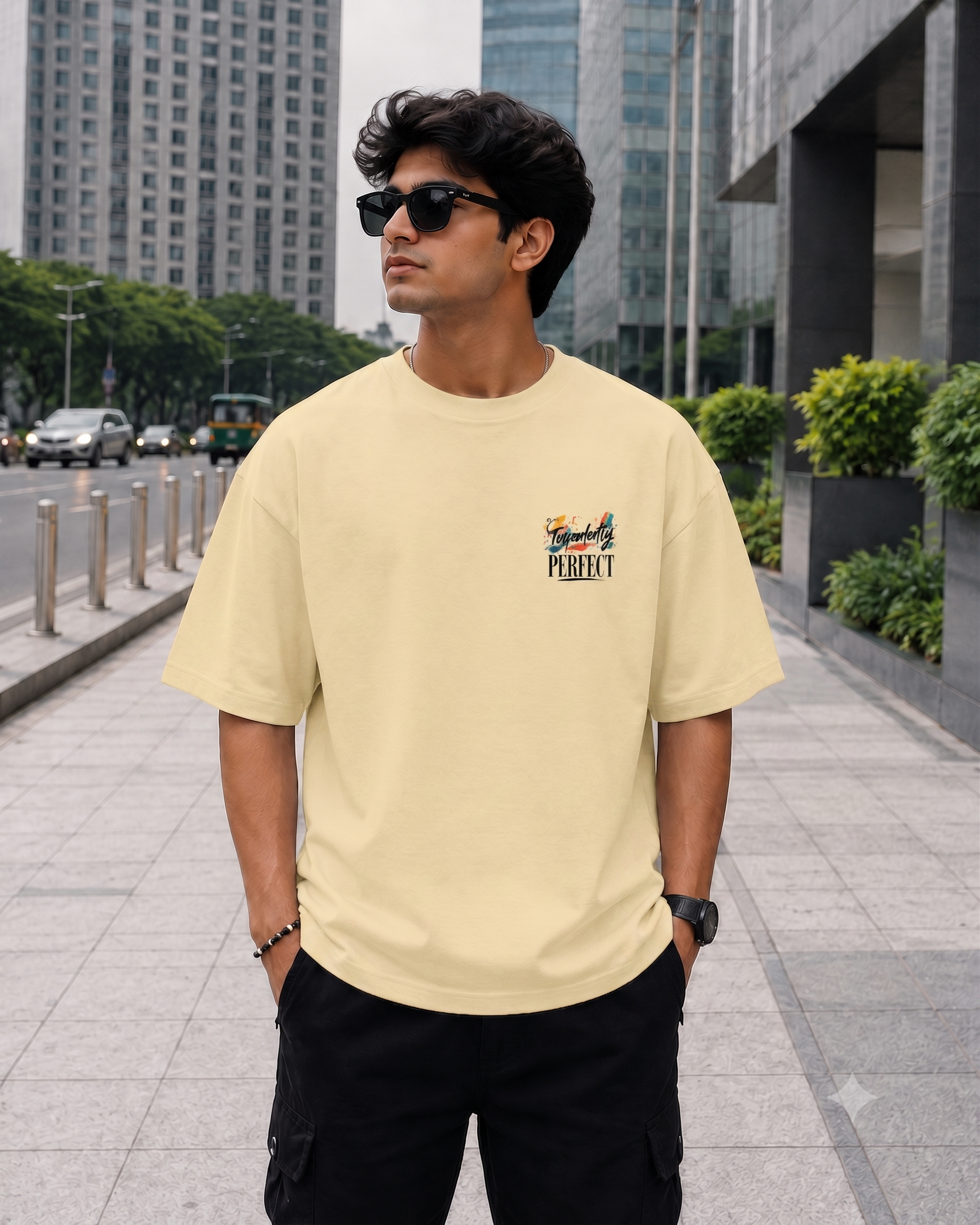 Imperfectly Perfect Unisex Oversized T-Shirt