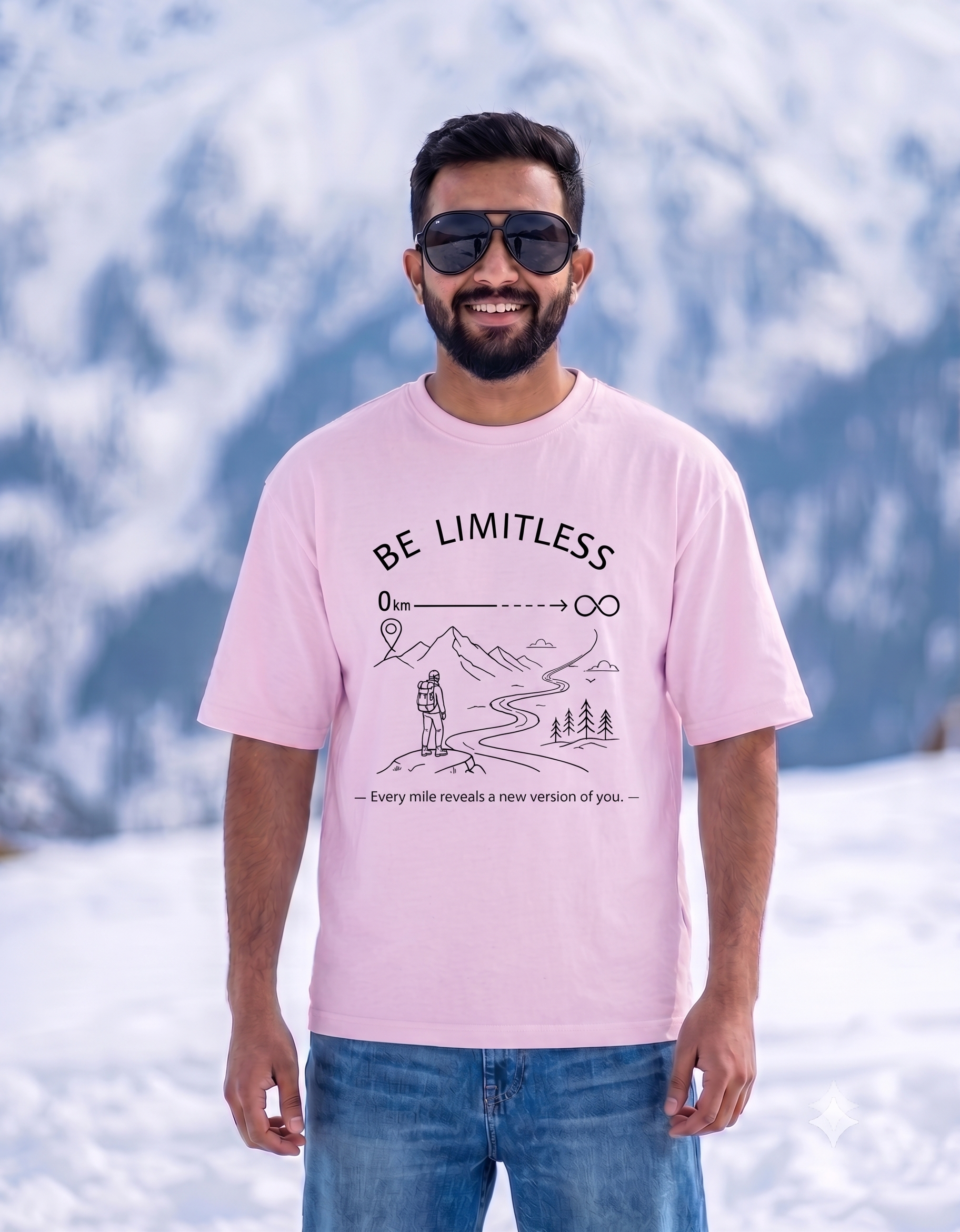 BeLimitless Milestone Unisex Oversized  T-Shirt