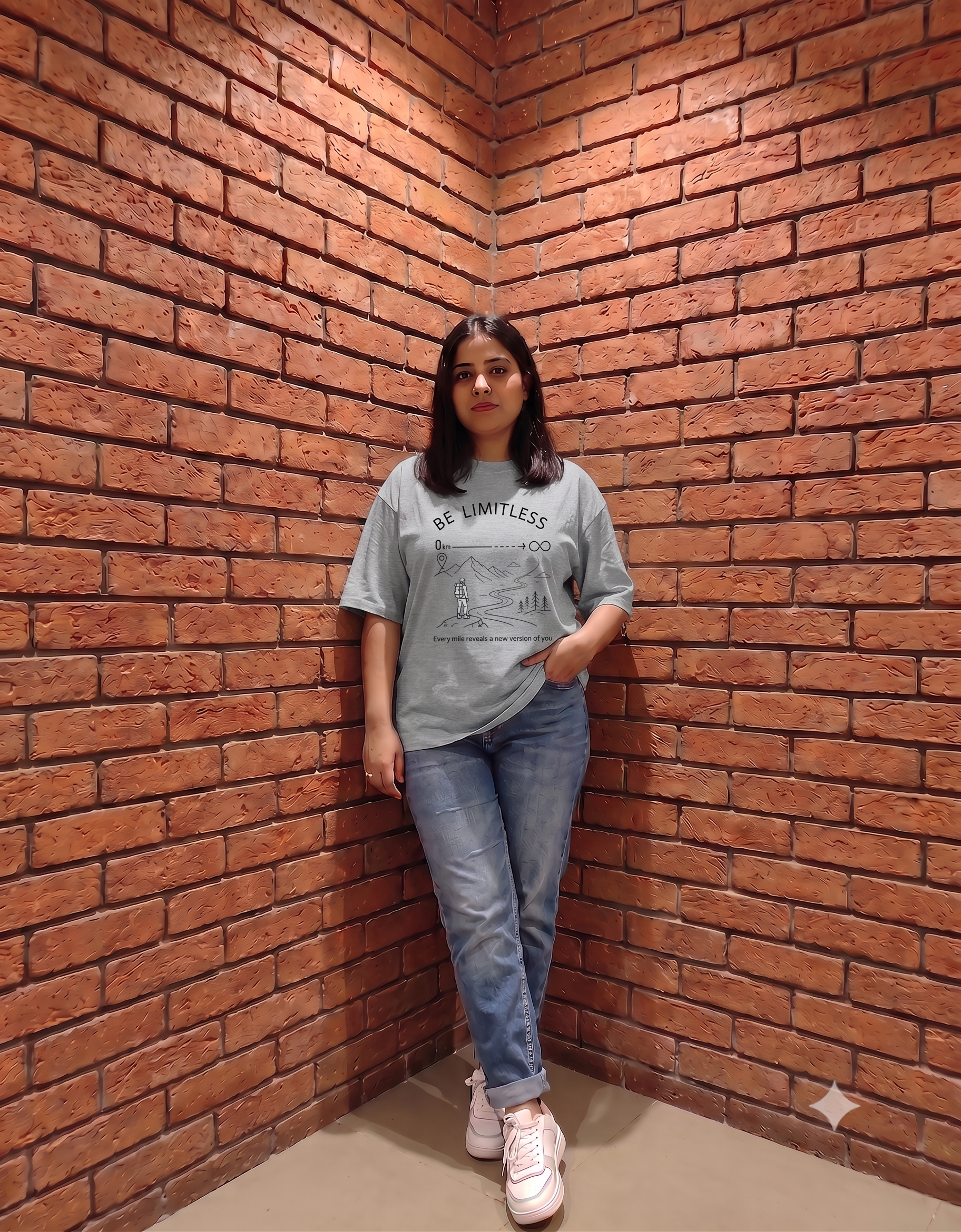 BeLimitless Milestone Unisex Oversized  T-Shirt