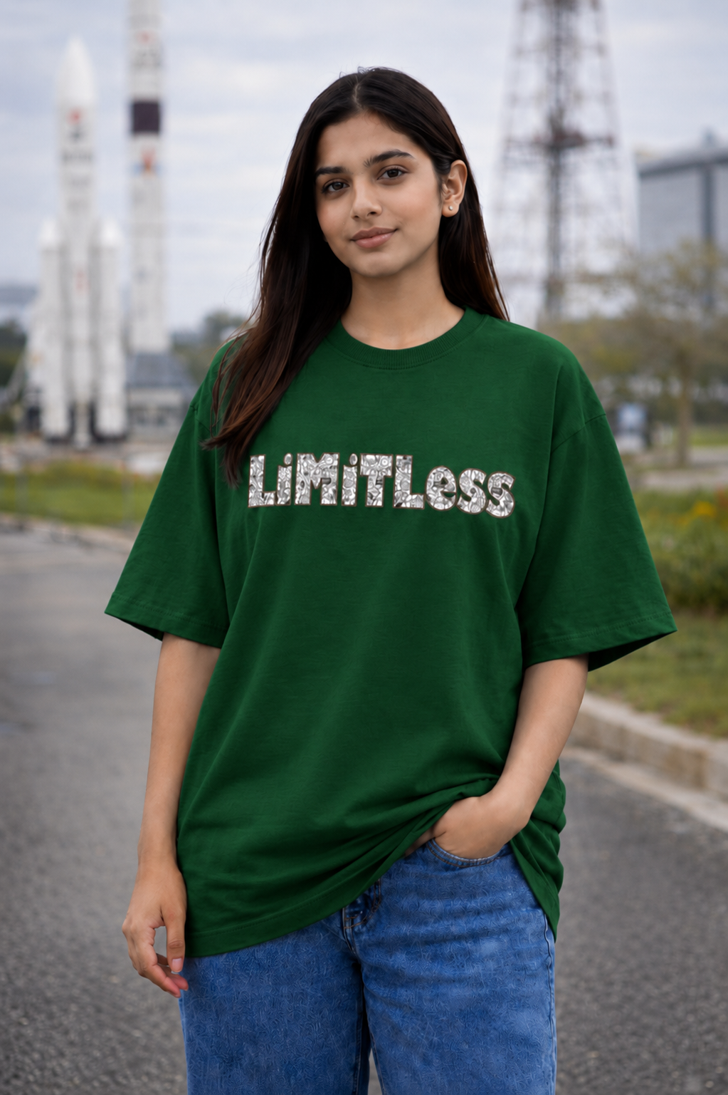 Limitless Unisex Oversized Tee