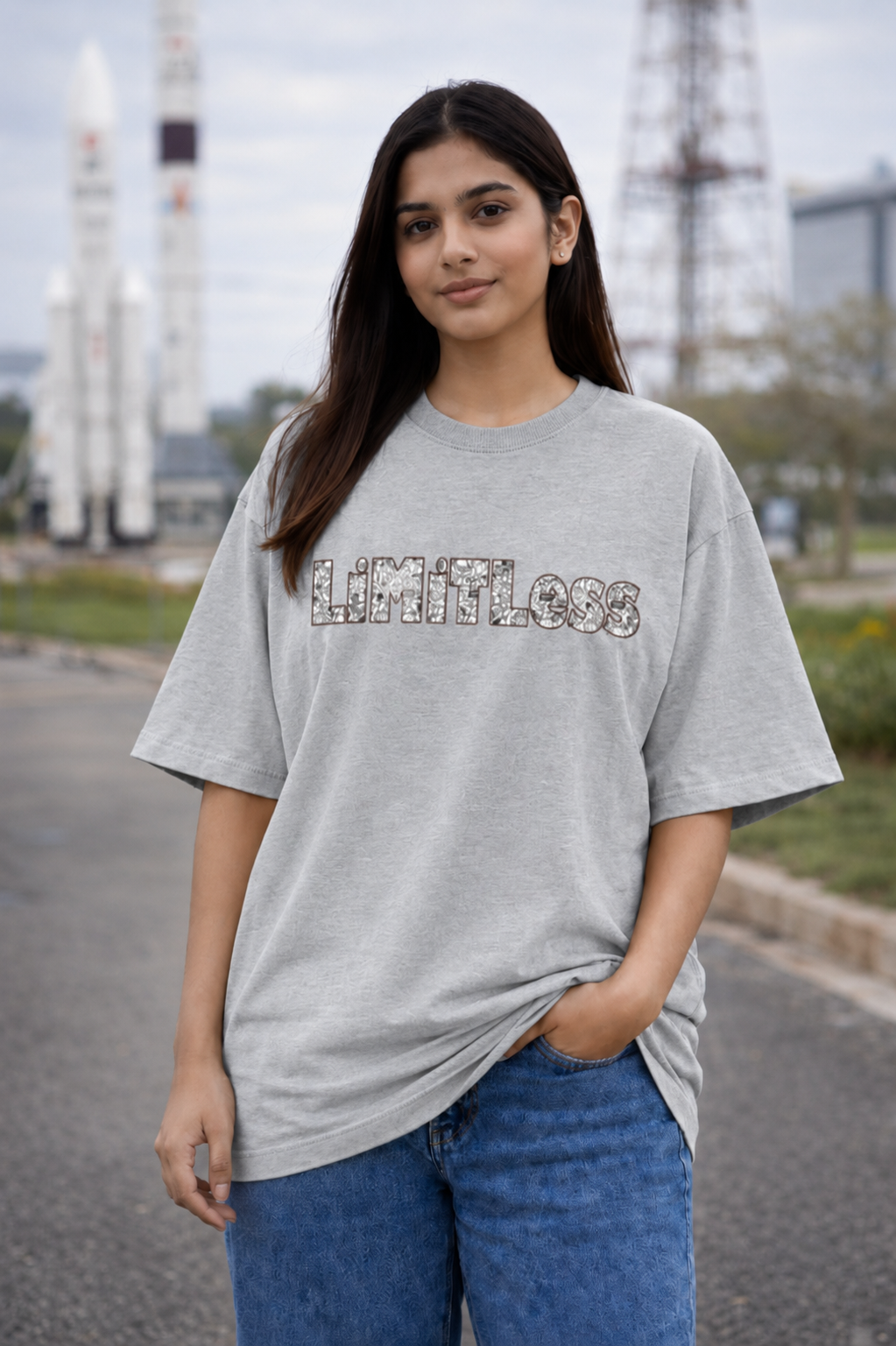 Limitless Unisex Oversized Tee
