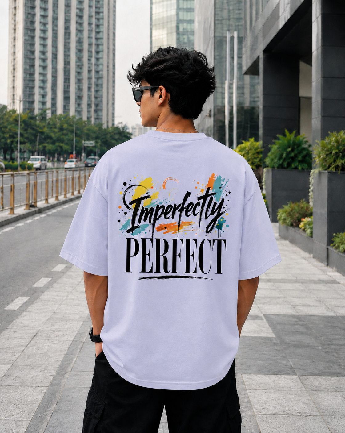 Imperfectly Perfect Unisex Oversized T-Shirt