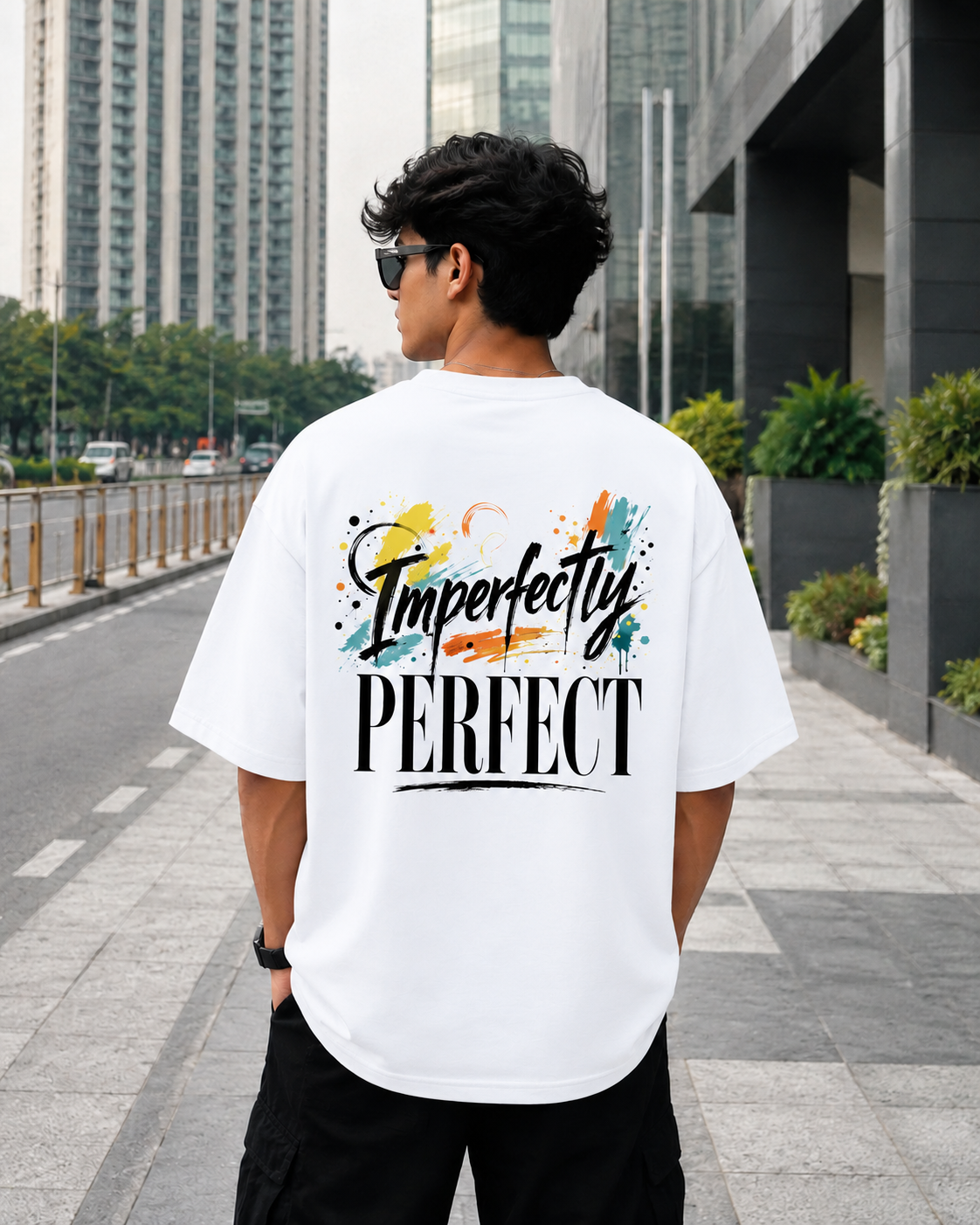 Imperfectly Perfect Unisex Oversized T-Shirt