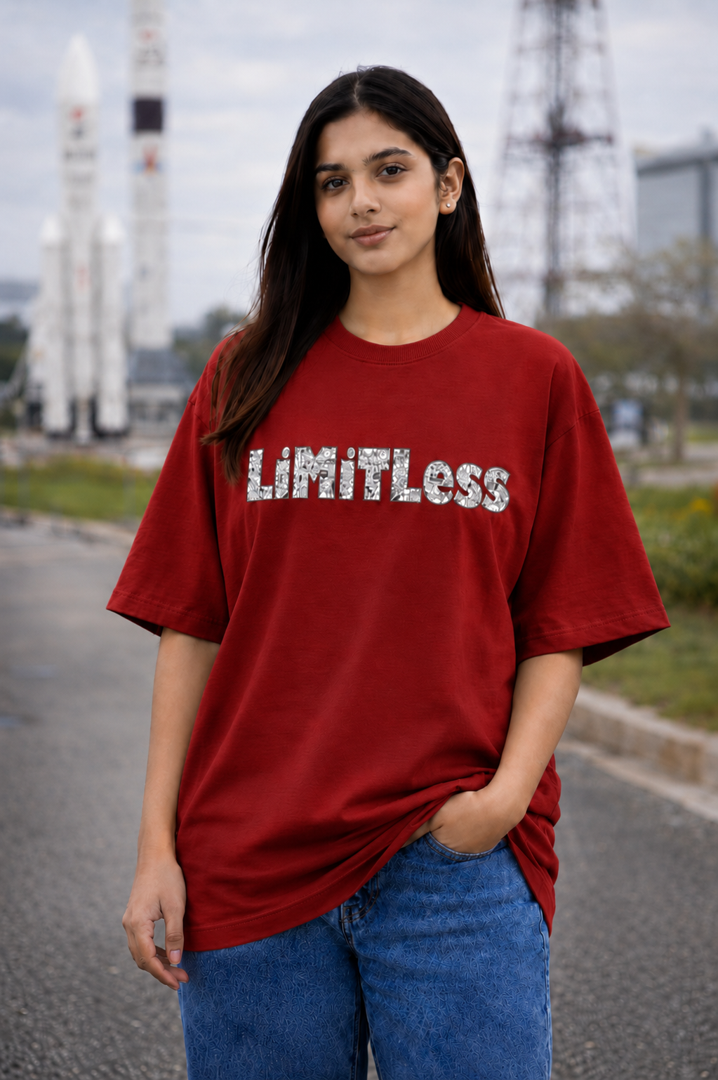 Limitless Unisex Oversized Tee