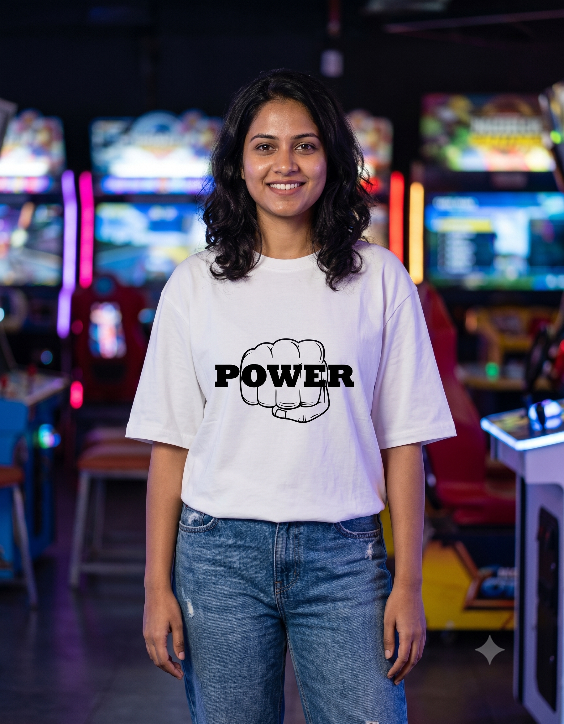 Power Unisex Oversized T-Shirt